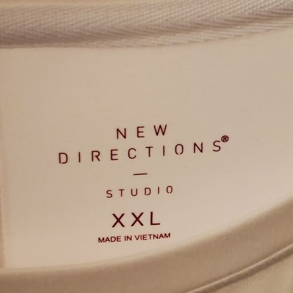 NEW DIRECTIONS floral super soft tee shirt‎ plus size XXL - Picture 4 of 5